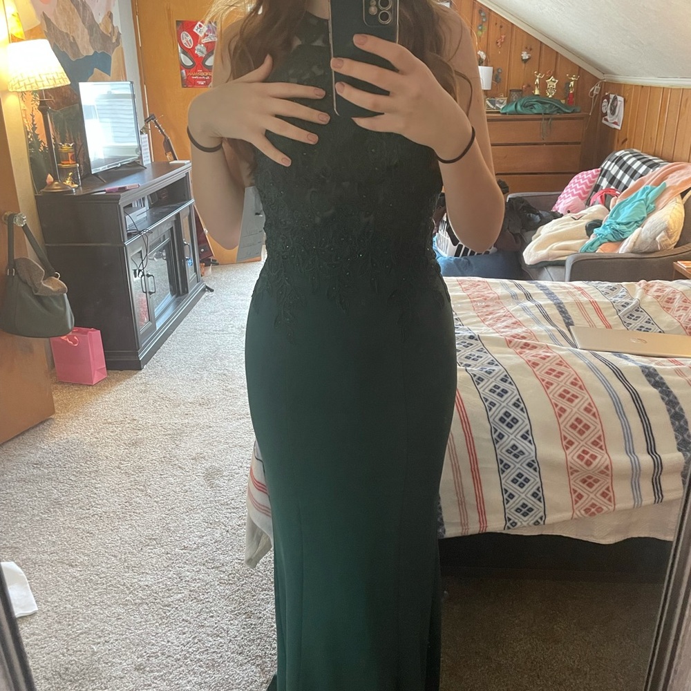 Emerald Green Prom Dress